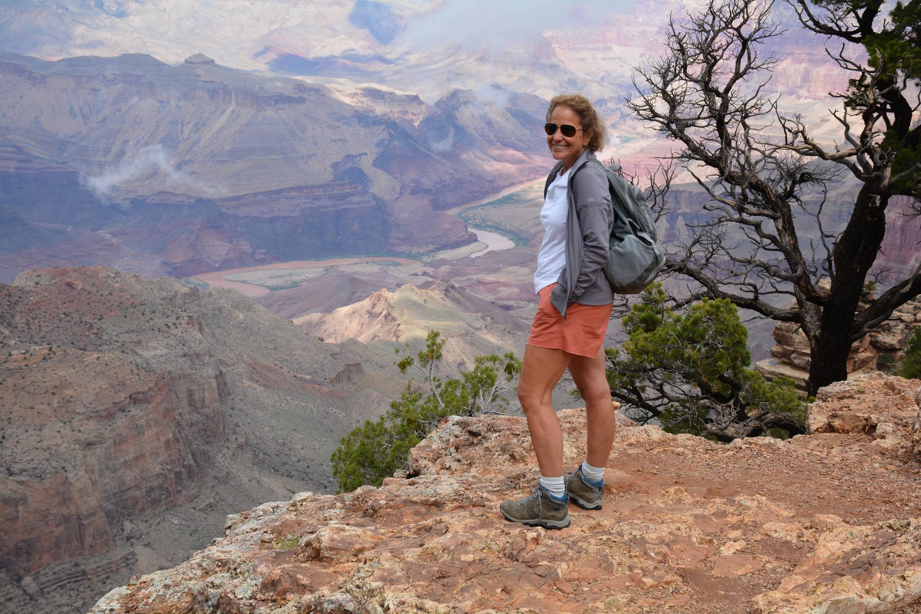 Pauline Festa hiking at the Grand Canyon
